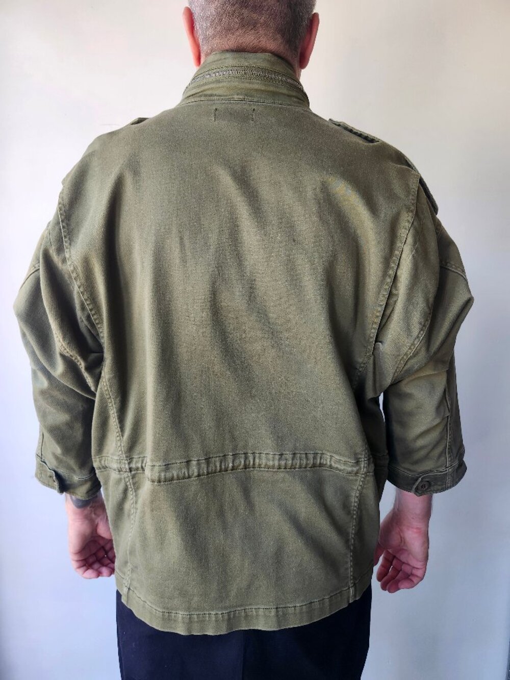 Army Olive Green William Rast Sires Utility Pocket Jacket w/ Hood